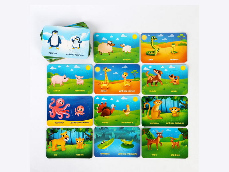 Развивающая игра «Кто чей малыш?»