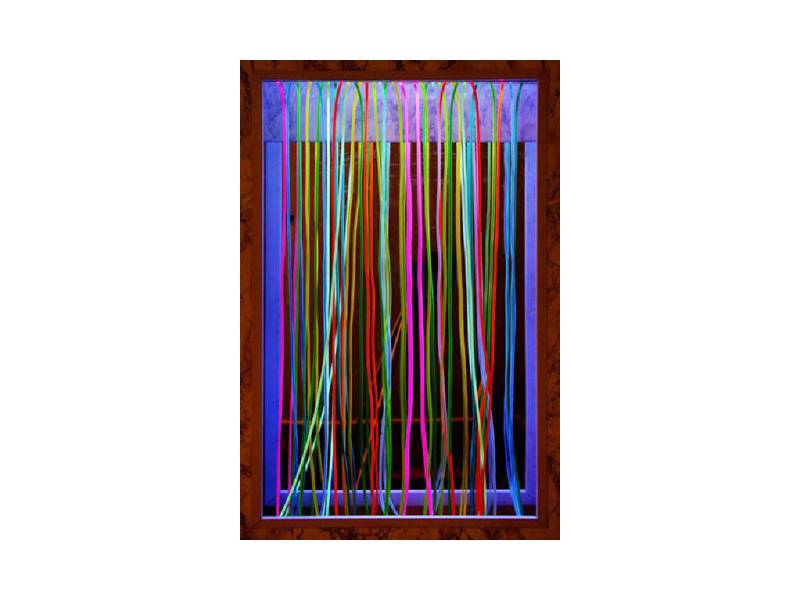 Панно Магический свет с нитями из пластилайта 1200х600х160 мм