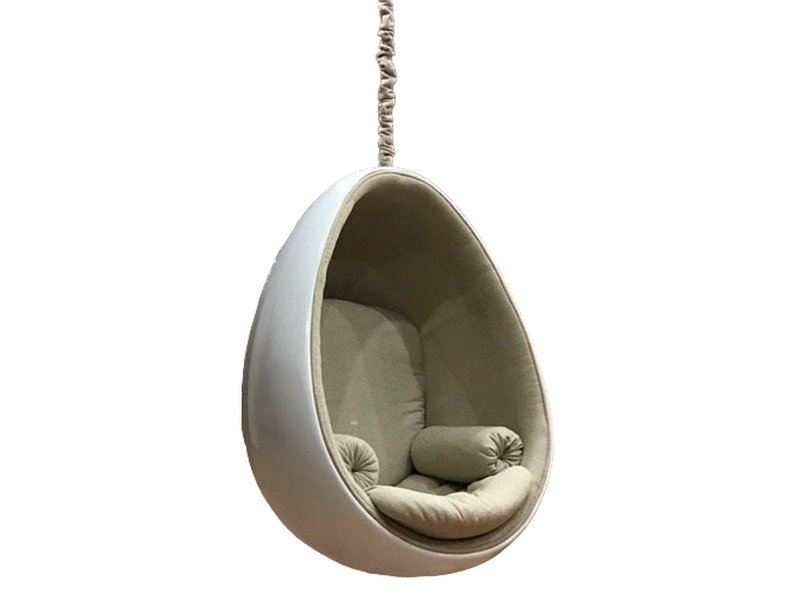 Подвесное кресло-яйцо в велюре 900х660х1500 мм