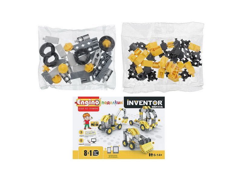 Конструктор ENGINO Спецтехника - 8 моделей