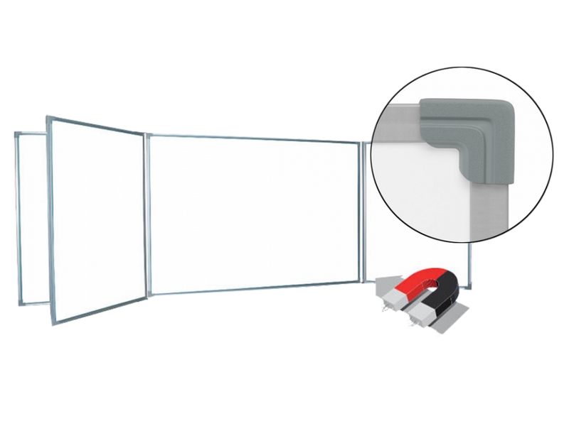 Пятиэлементная магнитно-маркерная доска 100х300