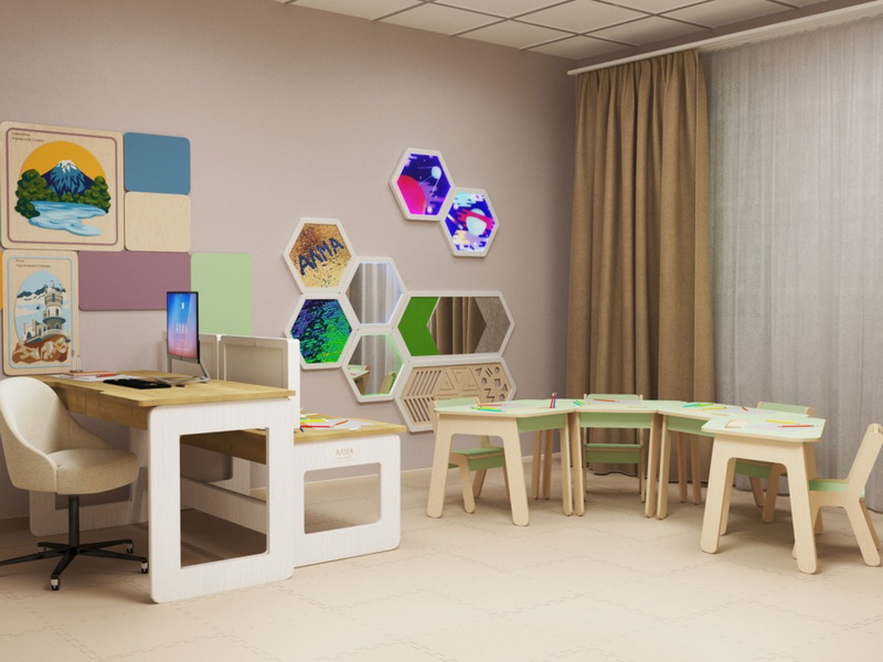 Комплект оборудования для кабинета Логопеда и Психолога, 20 кв.м
