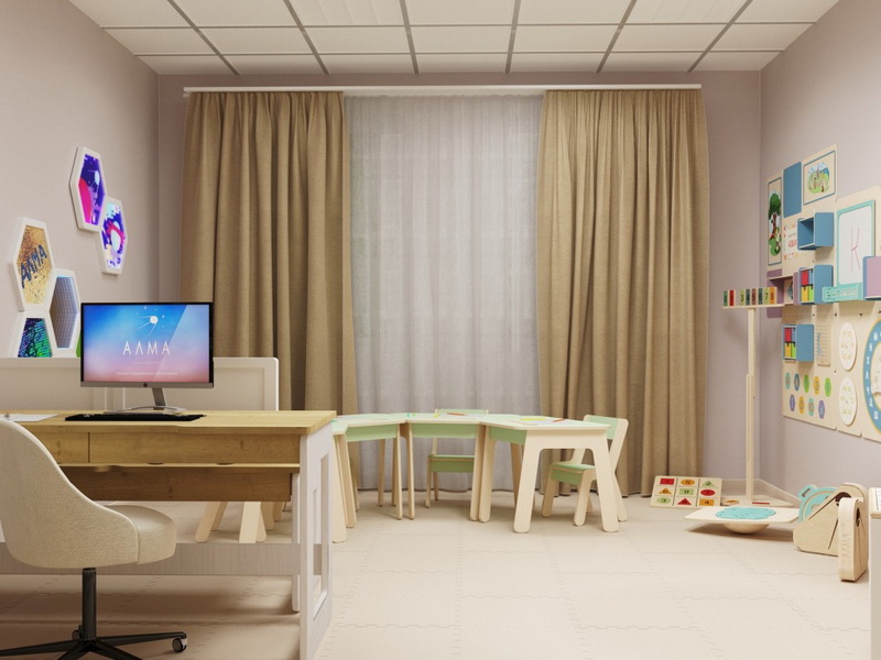 Комплект оборудования для кабинета Логопеда и Психолога, 20 кв.м