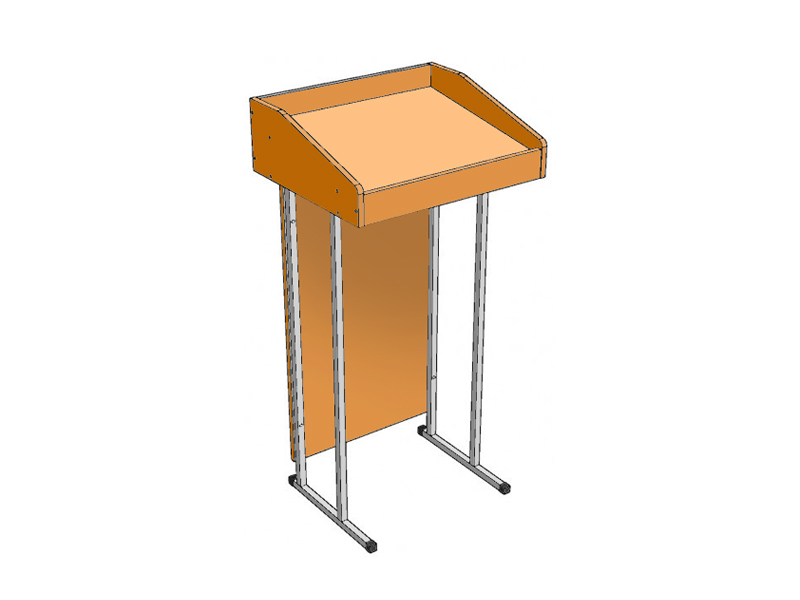 Трибуна напольная на металлическом каркасе