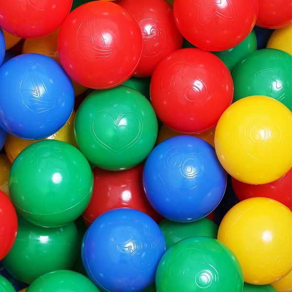 Шары полумягкие к сухому бассейну