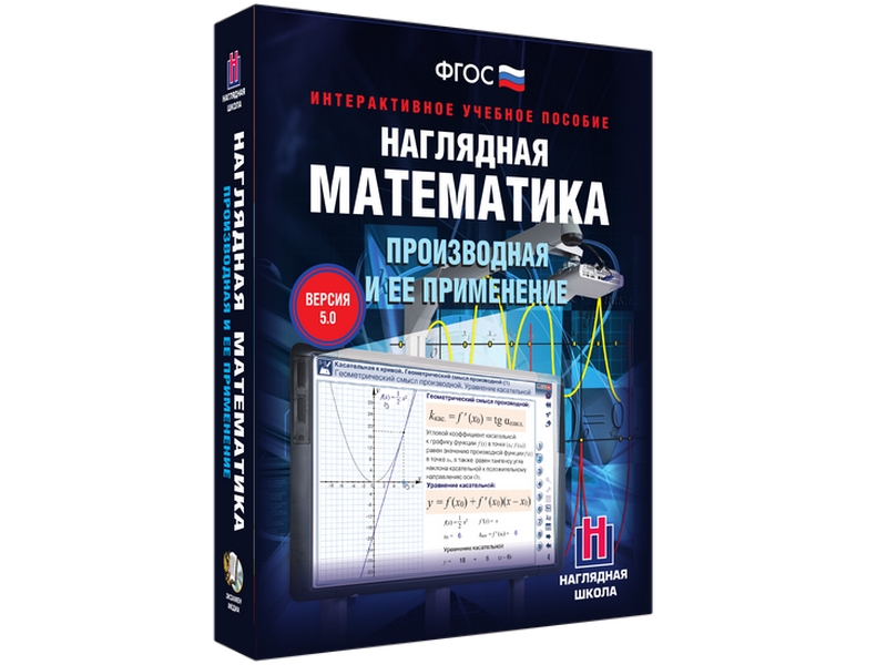 Наглядная математика. 10 класс. Производная и её применение. Интерактивное учебное пособие