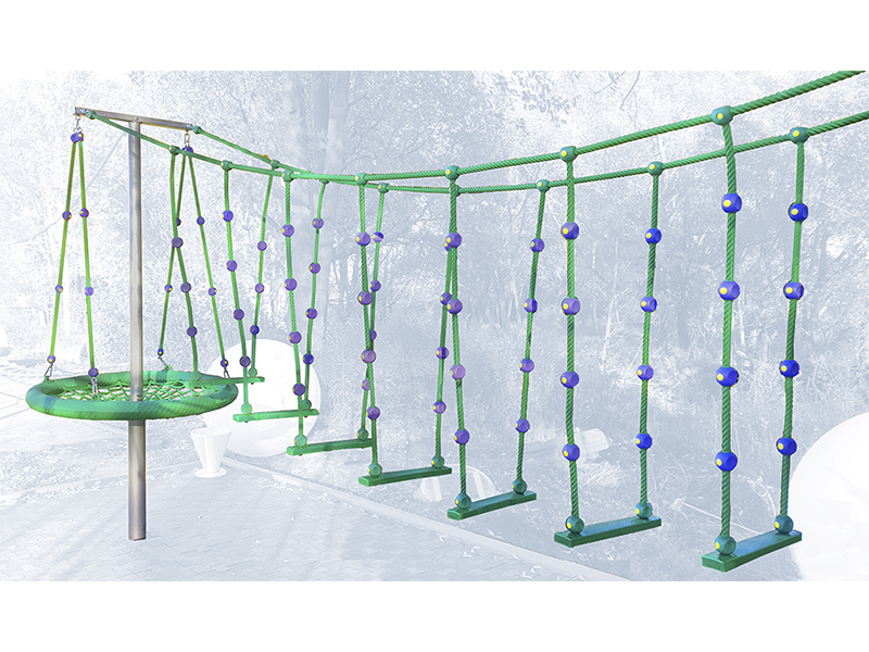 Комплекс "Тарзан" на стойках с гнездами