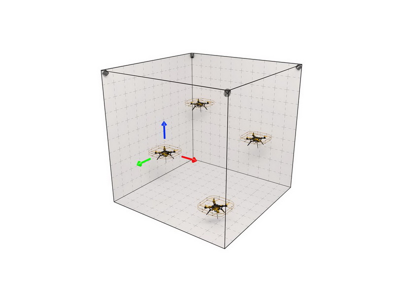 Геоскан Пионер - Безопасное воздушное пространство (защитная сетка 3х3х3 м) 