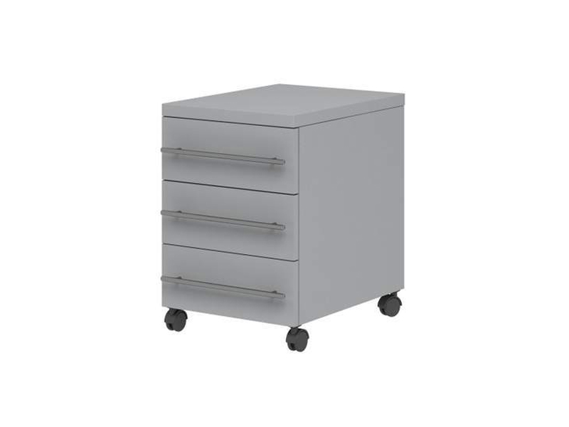 Тумба подкатная с ящиками, лист.сталь, 670х400х500 мм.