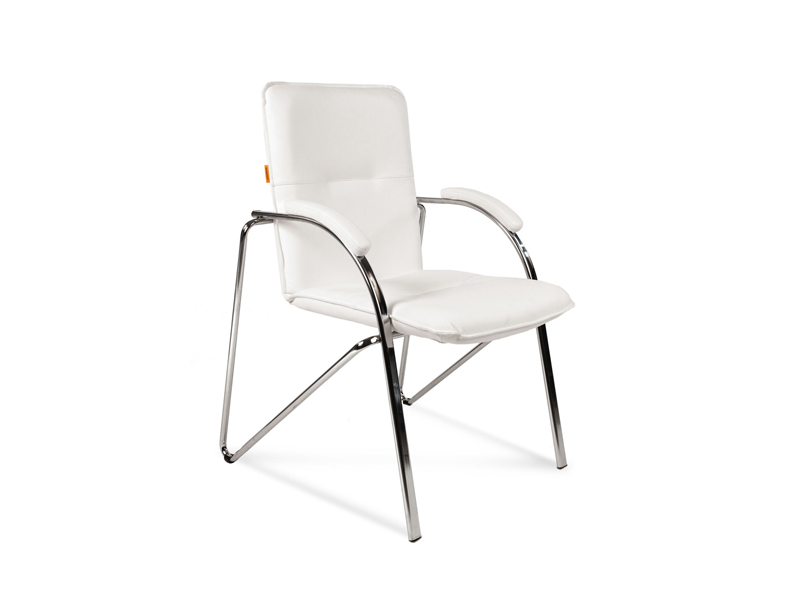 Кресло CHAIRMAN (экокожа, хром.каркас), цвет коричневый