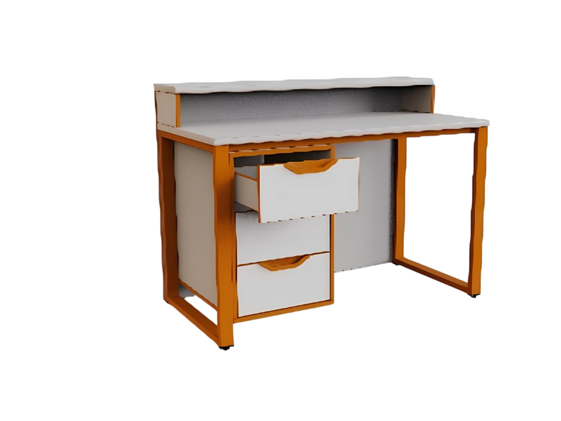 Стол преподавателя с надстройкой с ящиками