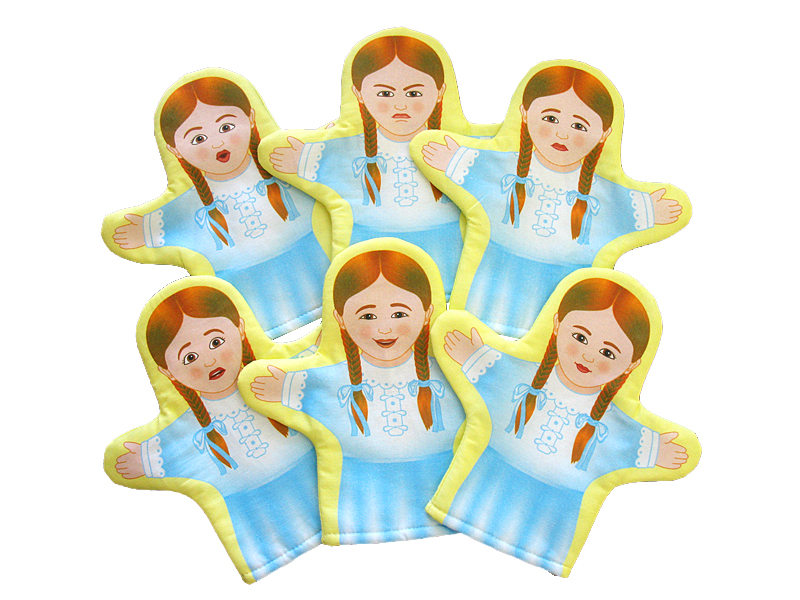 Комплект рукавичек "Эмоции. Девочки"