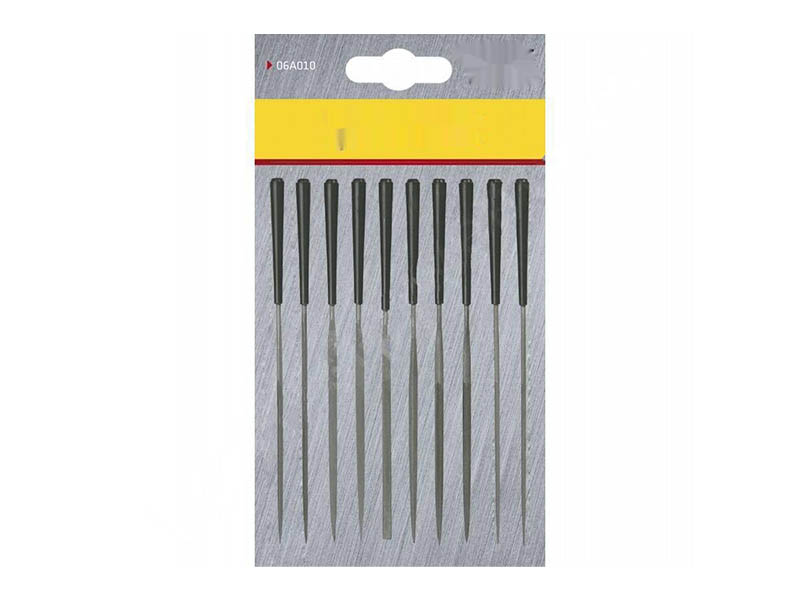 Надфили по металлу TOPEX 10 шт., 140х3 мм