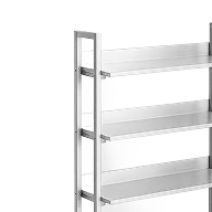 Стеллажи на металлическом каркасе