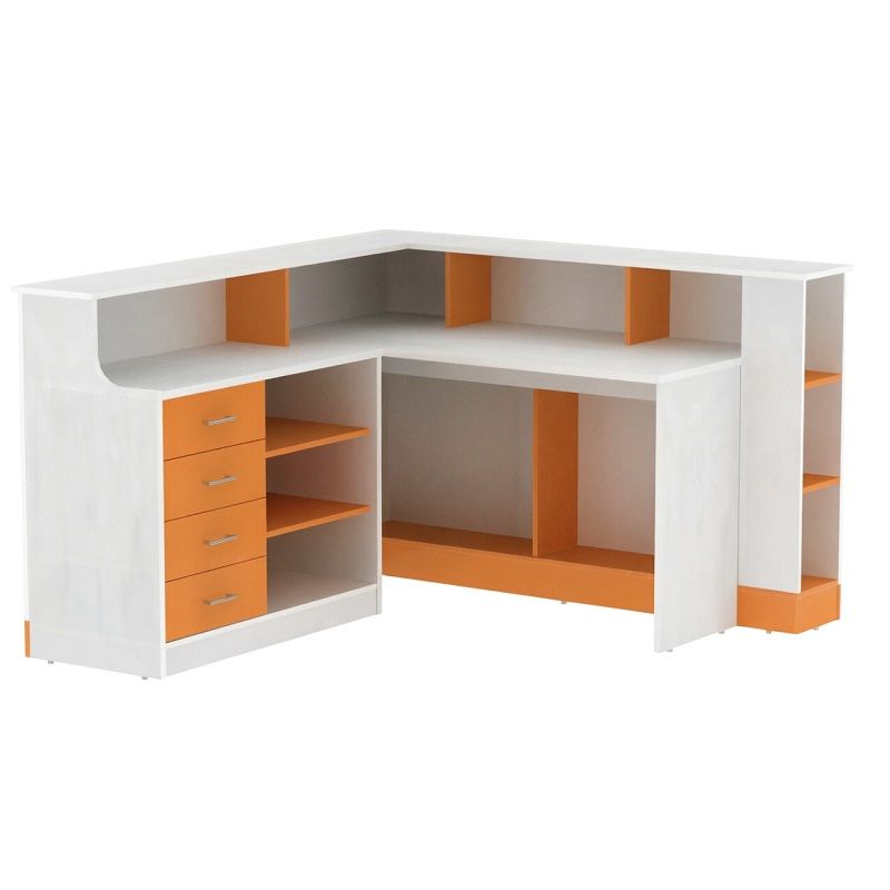 Кафедра 1600х1700х1000 мм (серый/дуб сонома)