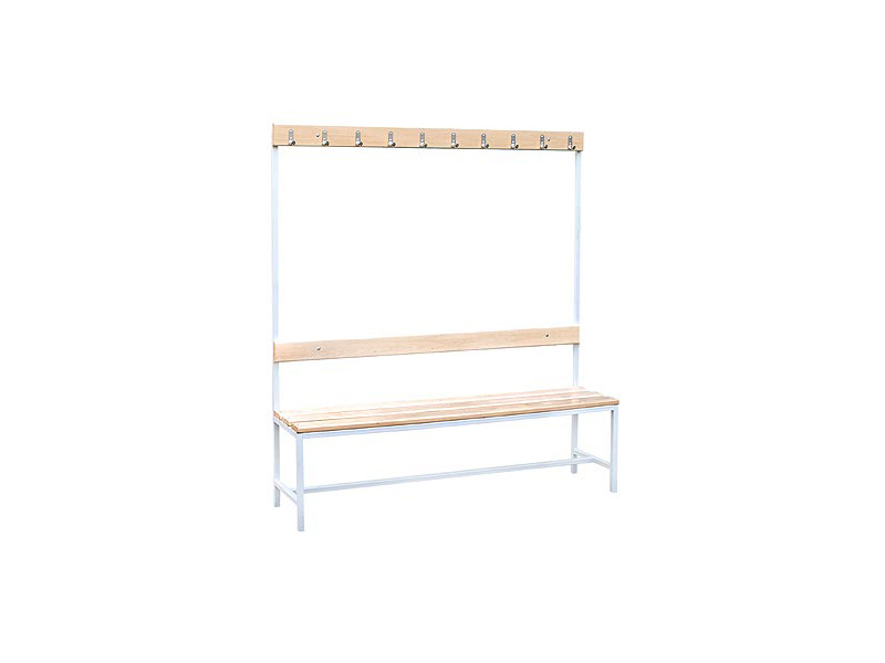 Скамья 1-сторонняя с крючками