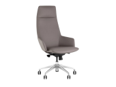 Кресло руководителя TopChairs Bow, серый