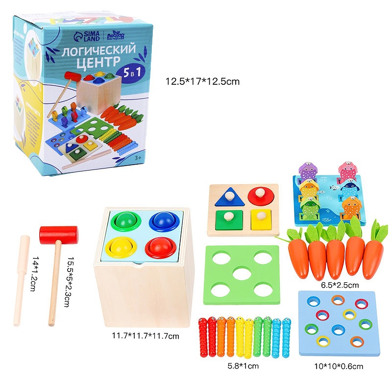 Логический центр 5 в 1 Играем и развиваемся