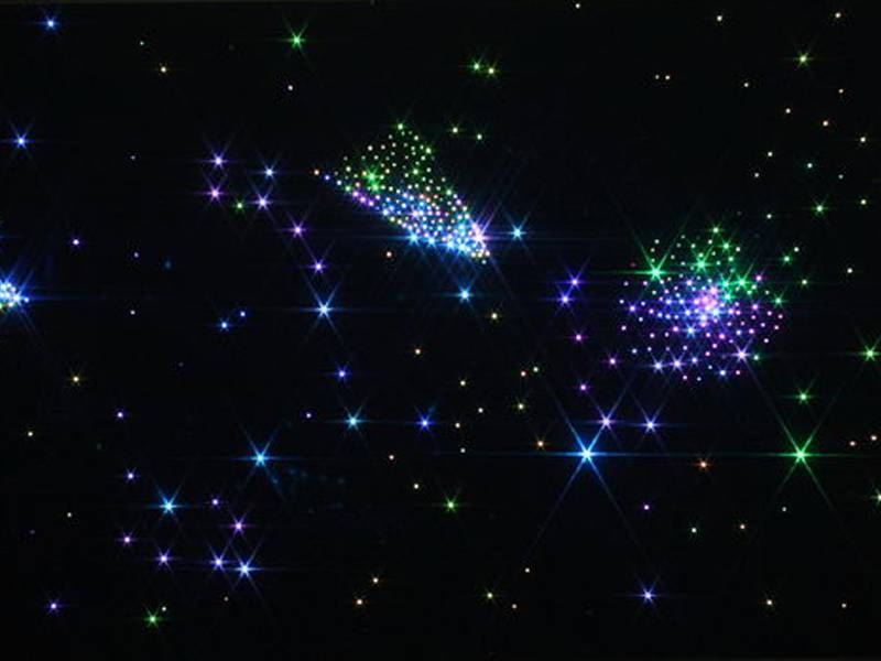 Световой ковер фибероптический настенный 300 точек, 1500х1500 мм