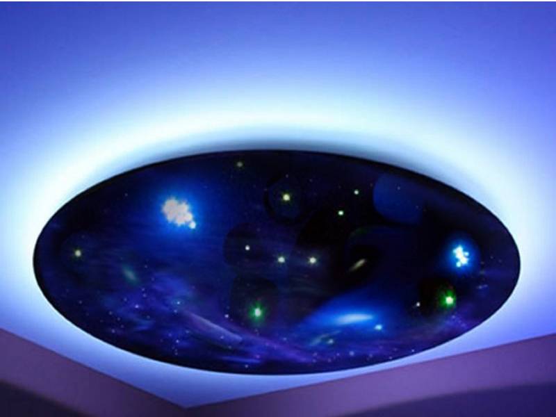 Фибероптический потолочный модуль звездное небо 1200х900х50 мм