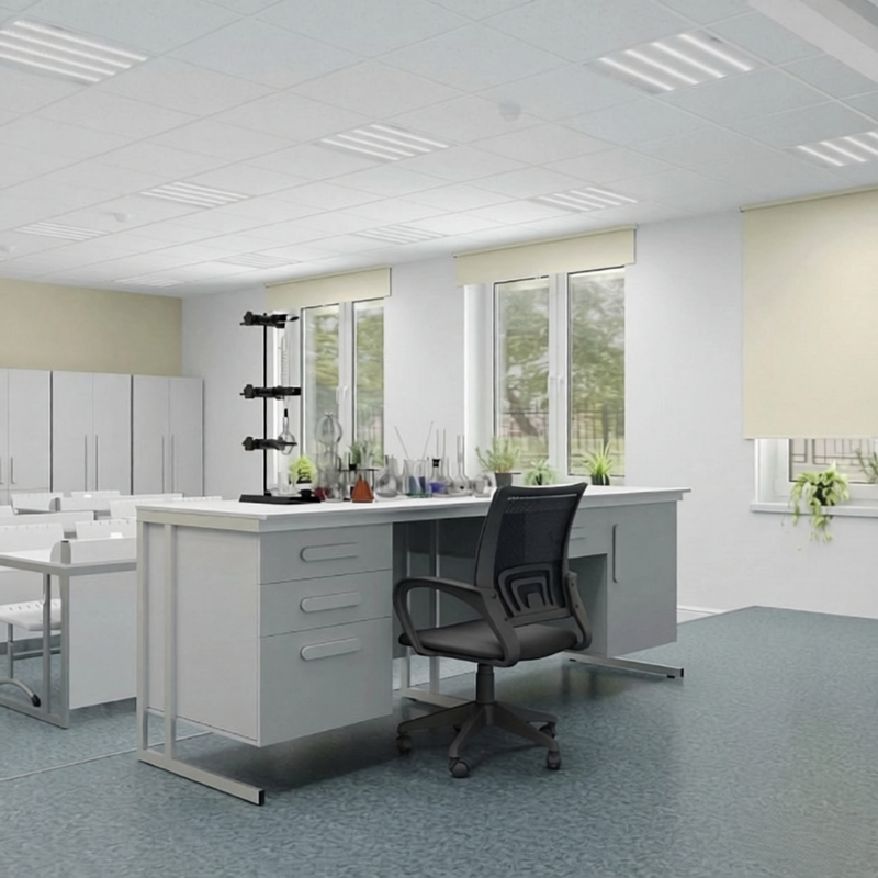 Лабораторный кабинет "Наука" с розетками