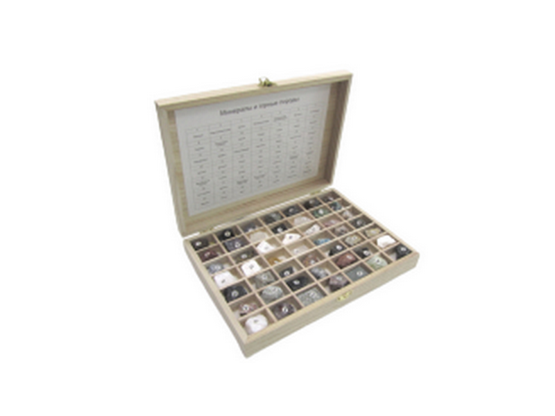 Коллекция "Минералы и горные породы" (49 видов)