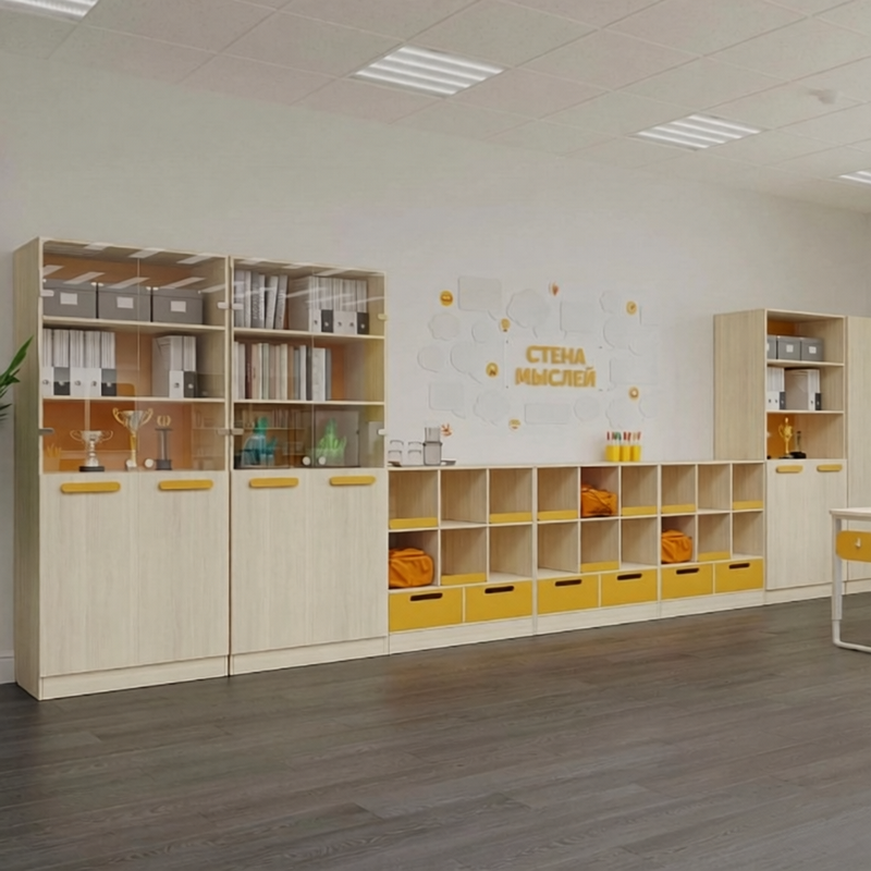 Полная комплектация кабинета мебелью