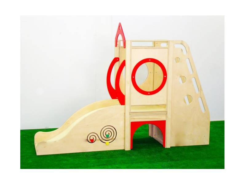 Детский игровой комплекс Домик 2380х640х1680 мм