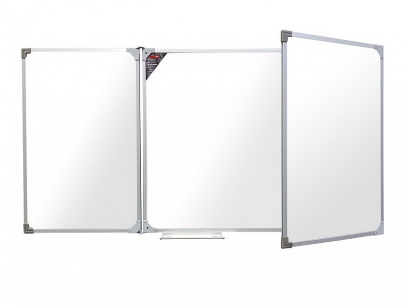 Трехэлементная магнитно-маркерная доска 100х200 - алюминиевый профиль