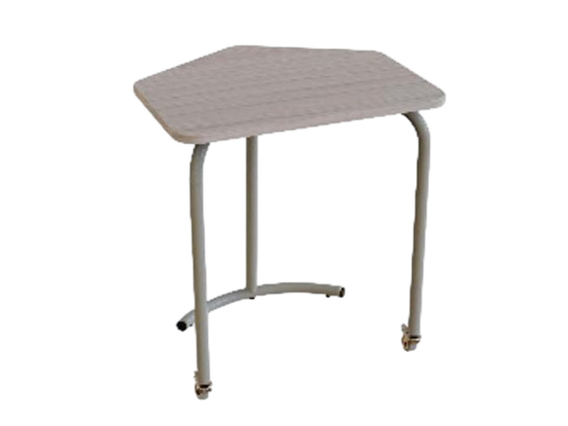 Стол модульный пятиугольный, нерегулируемый с колесами со стопорами