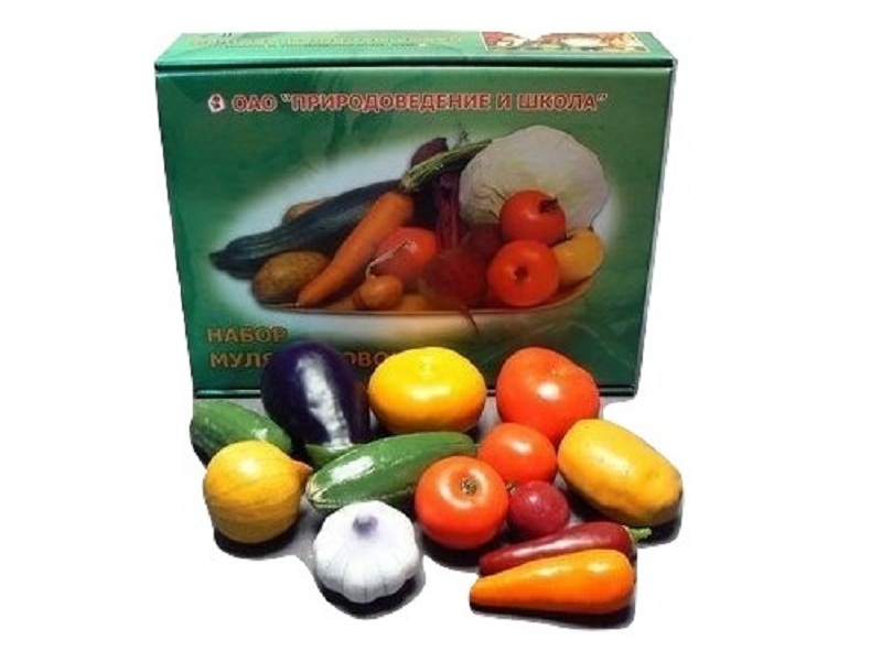 Набор муляжей овощей — 13 шт.