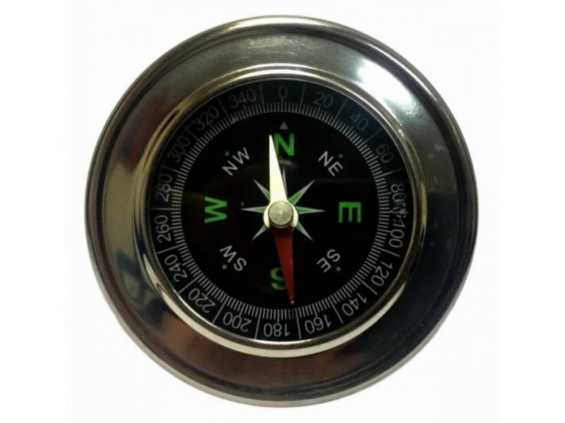 Компас жидкостной циферблат плавающий дисковый металлический, D60 мм, диаметр