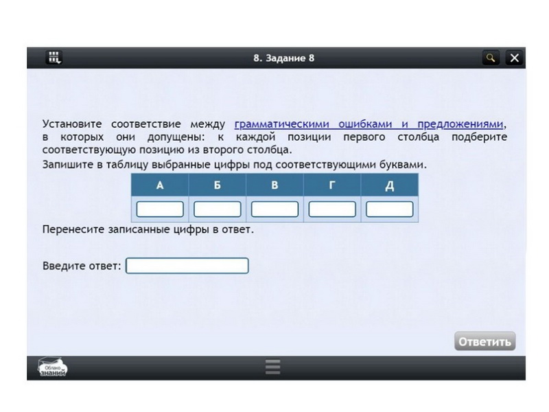 Электронные образовательные ресурсы по предмету Русского языка (6 класс)