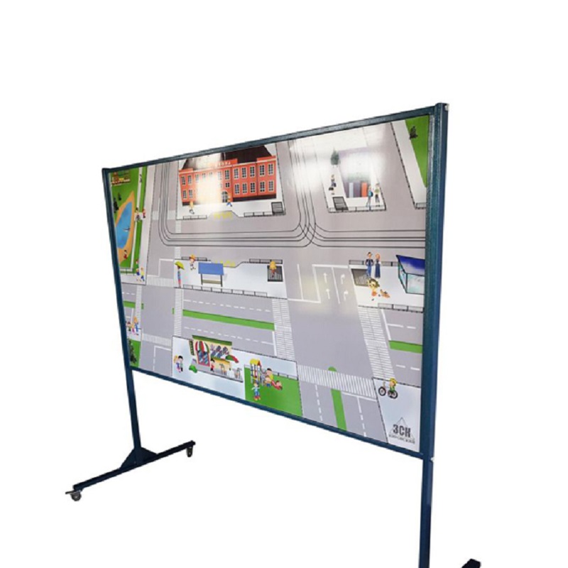 Двусторонняя магнитно-маркерная доска «Дорожное движение» 1,7×1,0 м