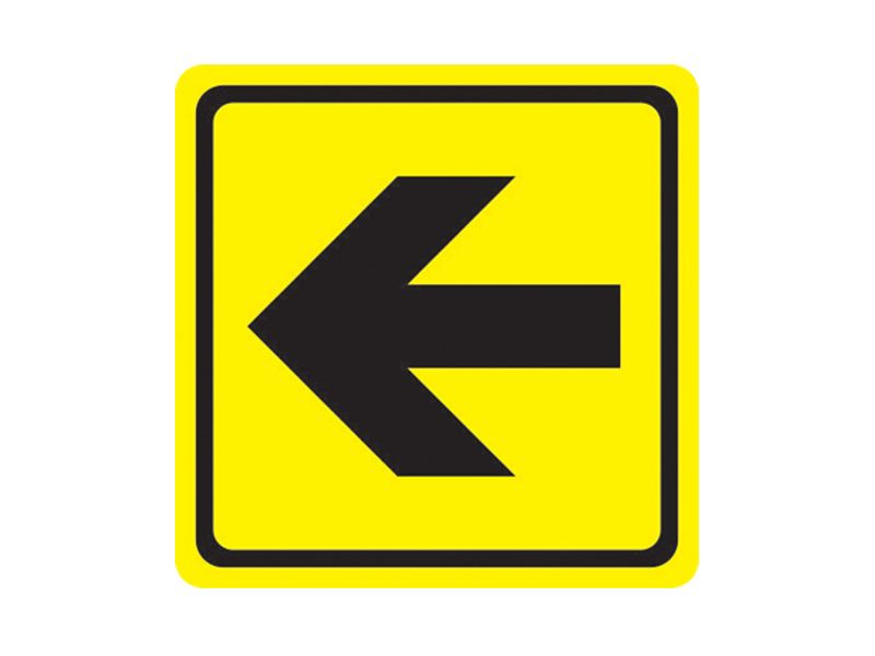 Информационный знак Направление движения, поворот