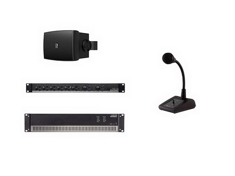 Музыкальный школьный звонок на 2 зоны