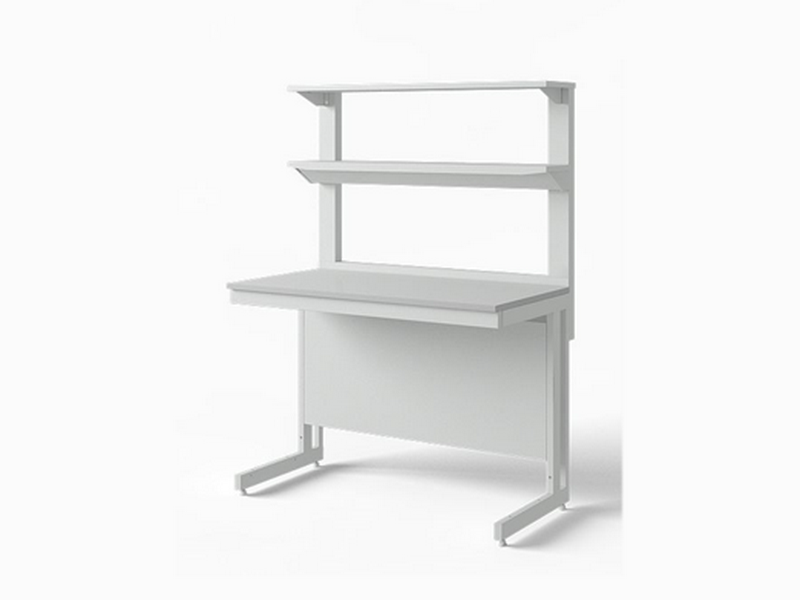 Стол лабораторный с двумя полками