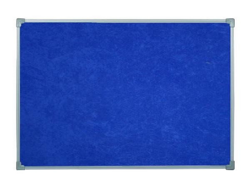 Текстильная доска синяя 100х120 алюминиевый профиль
