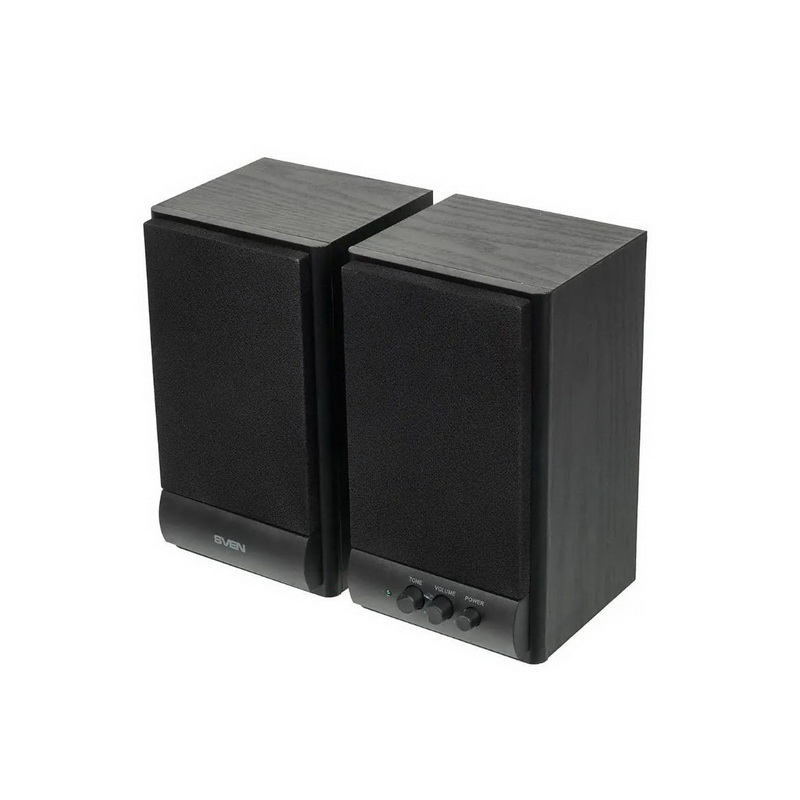 Колонки SVEN SPS-607, 2.0, цвет черный