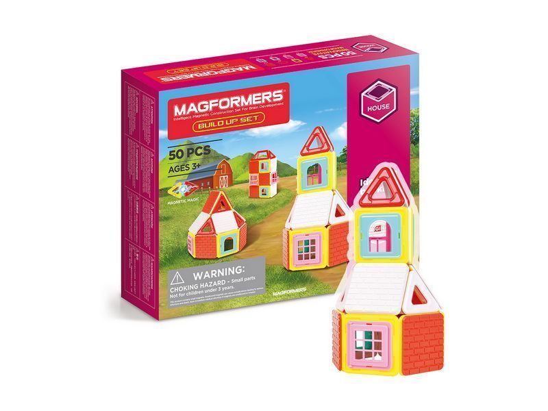 Магнитный конструктор MAGFORMERS Build Up set 50 дет
