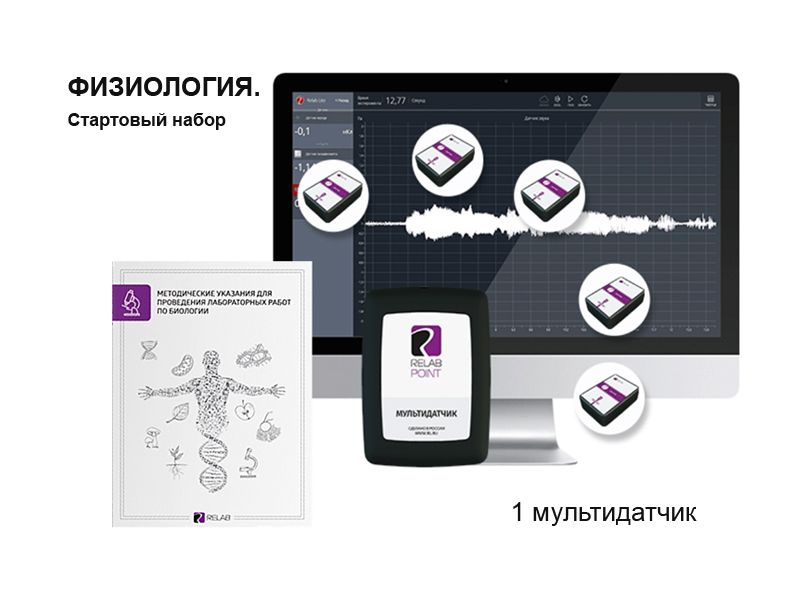 Стартовый набор «Физиология» Releon — мультидатчик 5 показаний