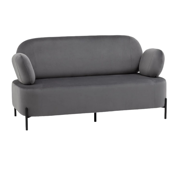 Диван Кэнди велюр серый