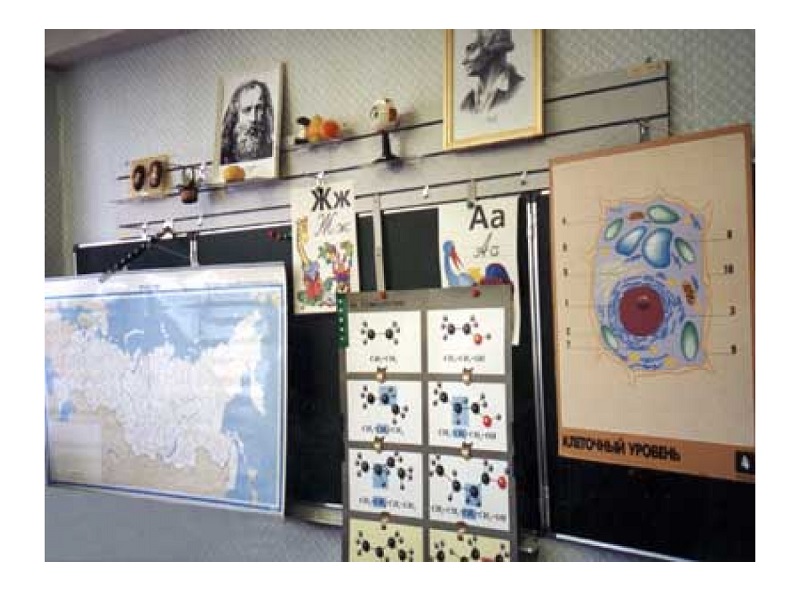 Демонстрационная панель над доской 1200×300 мм