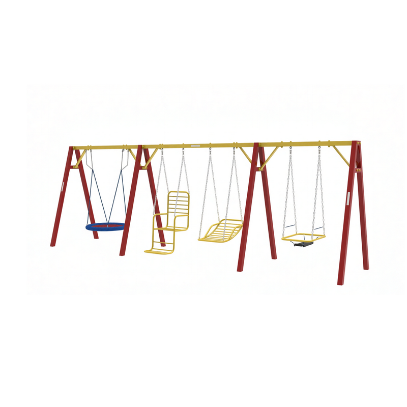 Игровая площадка с качелями для детей с нарушениями опорно-двигательного аппарата