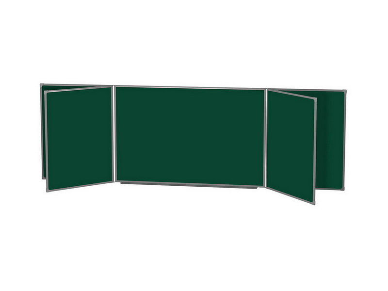 Пятиэлементная магнитно-меловая доска 100х300