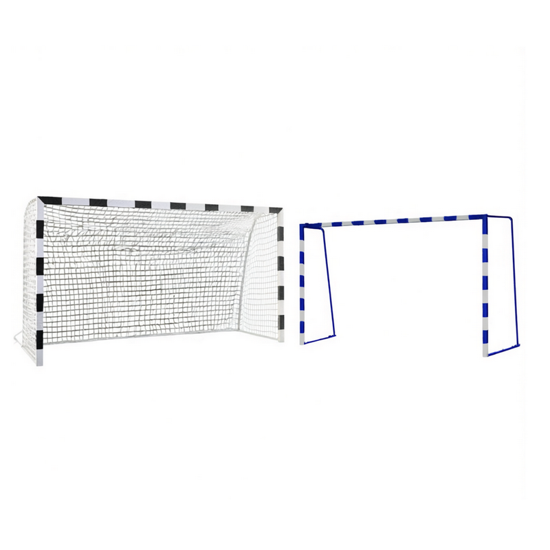 Ворота для гандбола, мини-футбола складные (комплект из двух ворот с протекторами и сетками)