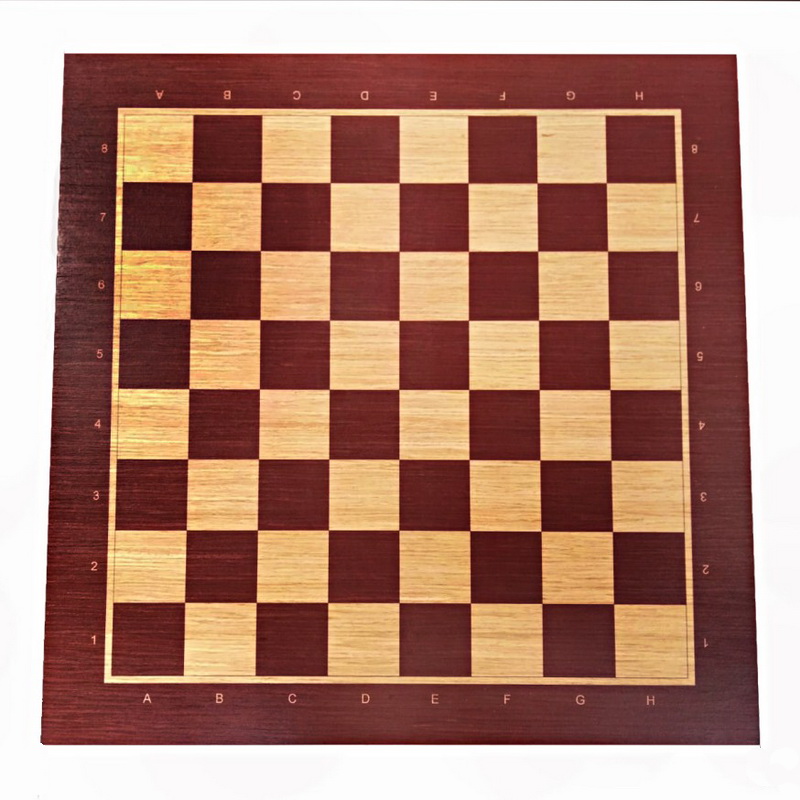 Доска шахматная цельная (Махагон) 50см