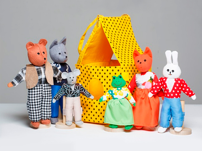 Шагающий театр "Теремок" с домиком