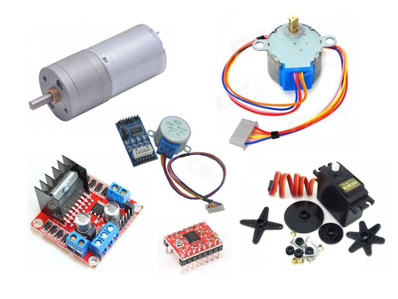 Двигатели и драйверы для робототехники
