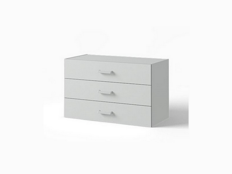 Тумба встраиваемая (с тремя ящиками), 490x480x648